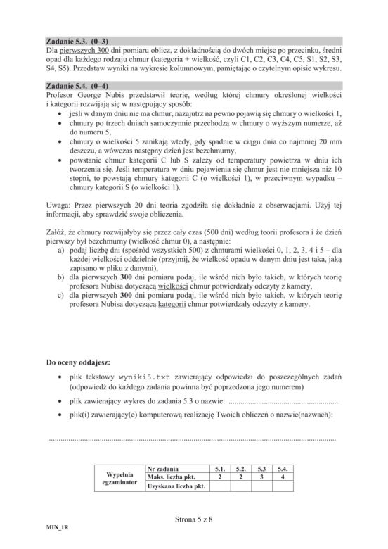 ARKUSZE CKE - Matura z informatyki 2019