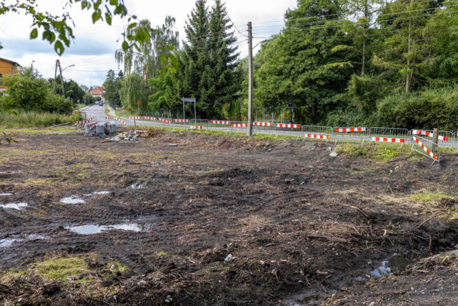 Budowa miejskiej części przystanku Szczecińskiej Kolei Metropolitalnej Stołczyn (Glinki)