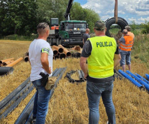 Kradzież rur Mikołów