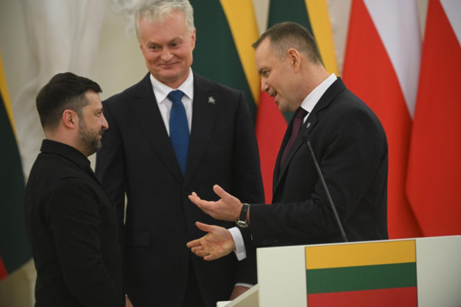 Prezydent RP Karol Nawrocki w Wilnie