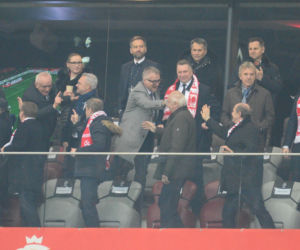 Karol Nawrocki i Przemysław Czarnek na mecze Polska - Albania