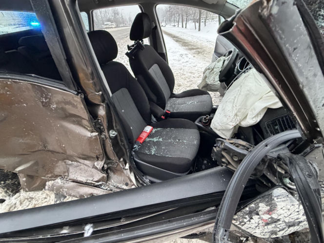 Wypadek autobusu miejskiego w Markach. Są ranni