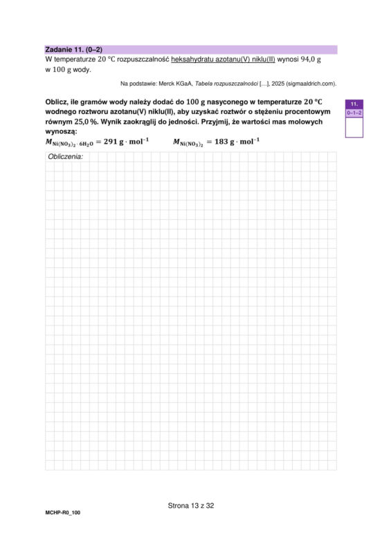Matura próbna z chemii rozszerzona 2026. ARKUSZE CKE [15.01.2026]