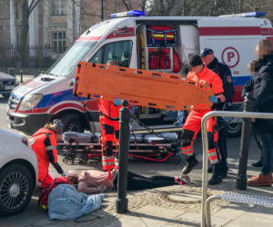 Rowerzystka potrącona na rogu Pięknej i Aleji Ujazdowskich