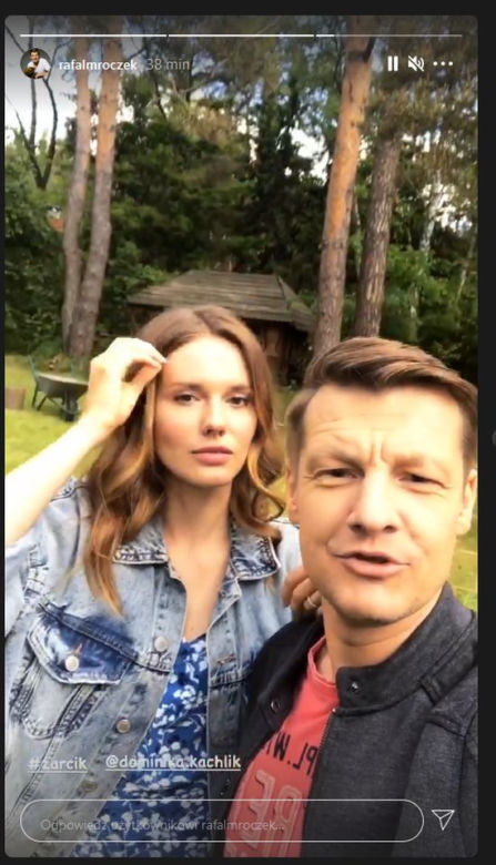M jak miłość po wakacjach 2021. Franka (Dominika Kachlik), Paweł (Rafał Mroczek)