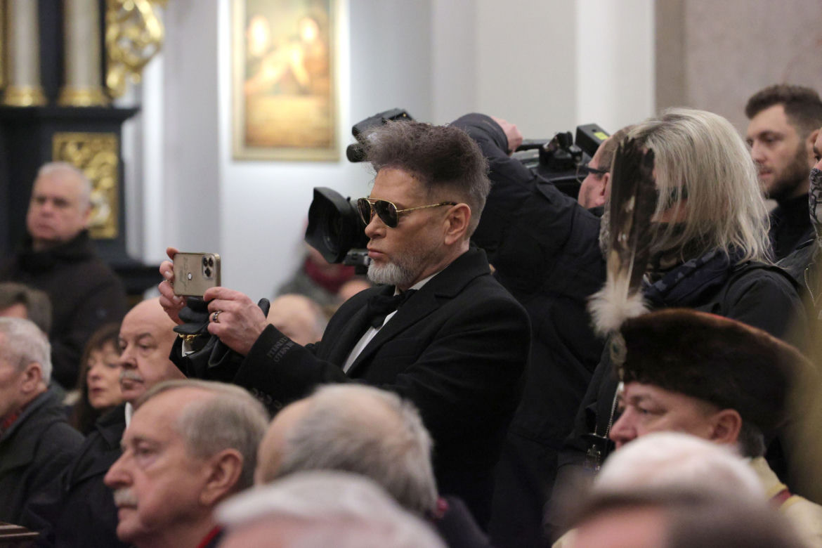  Krzysztof Rutkowski na pogrzebie gen. Hermaszewskiego
