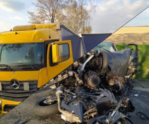Trzy osoby ranne w wypadku na krajowej ósemce
