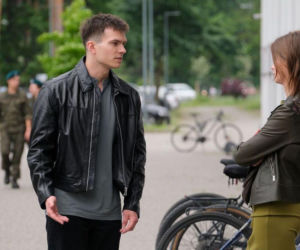 M jak miłość odc. 1898. Tomek Kubicki (Chris Cugowski), Majka (Matylda Giegżno)