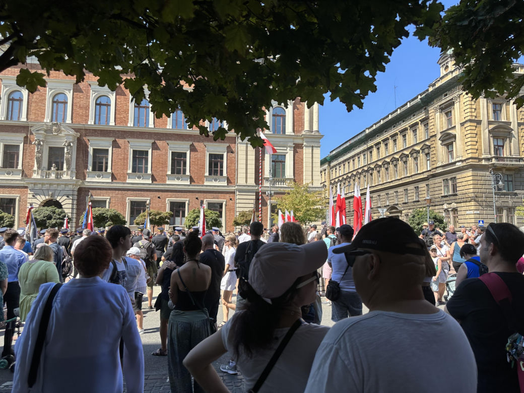 Święto Wojska Polskiego 2023 w Krakowie. Uroczystości na placu Jana Matejki