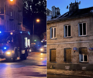 Pożar na Mińskiej. Kamienica płonęła jak pochodnia