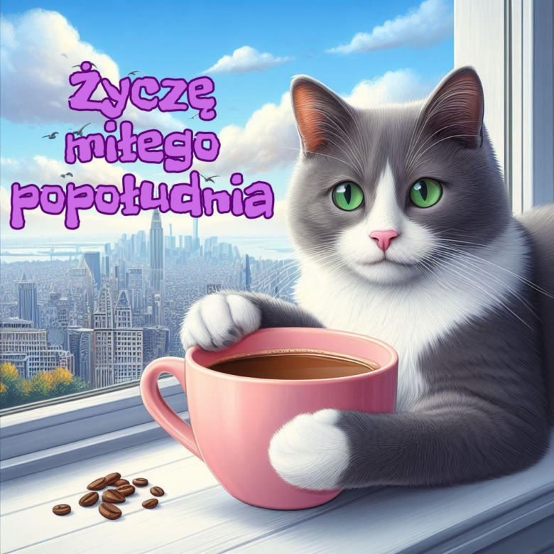 Fajne kartki z pozdrowieniami na popołudnie 