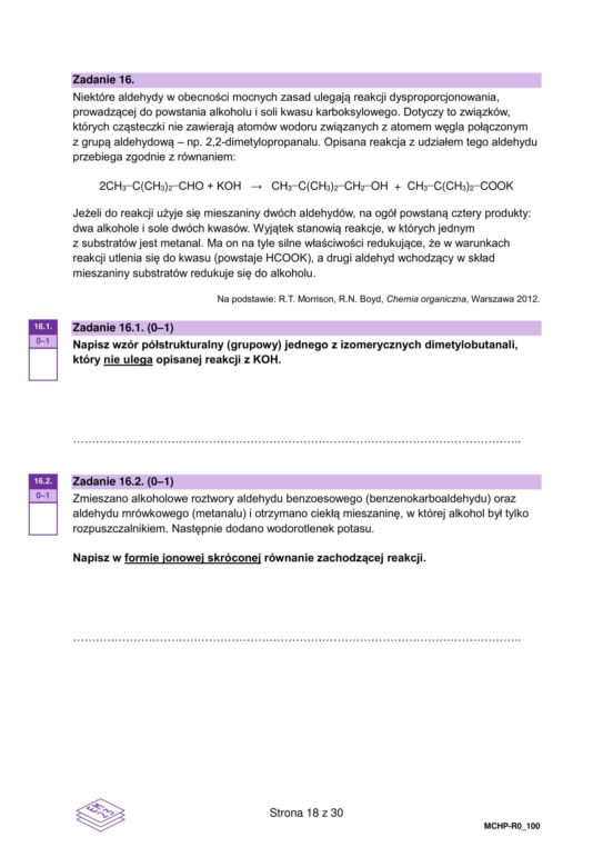 Matura 2026 CHEMIA rozszerzona: Arkusze CKE i odpowiedzi - sprawdź, czy zdałeś! 13.05.2026