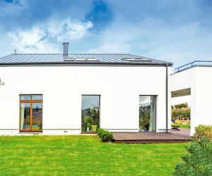 Dom architekta z oryginalna ramą