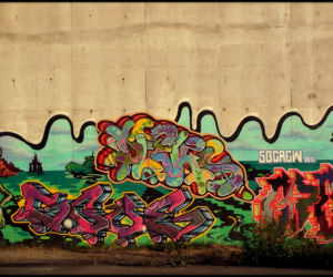 Trasa Zamkowa - graffiti