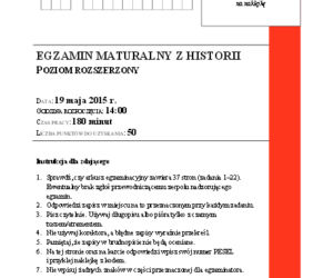 Matura rozszerzona z historii 2015 ARKUSZE s.2
