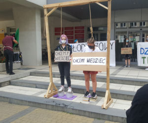 Strajk w Bydgoszczy. Młodzież wykrzyczała swoje niezadowolenie