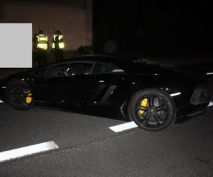 Tak wygląda lamborghini, które ktoś porzucił we Włocławku
