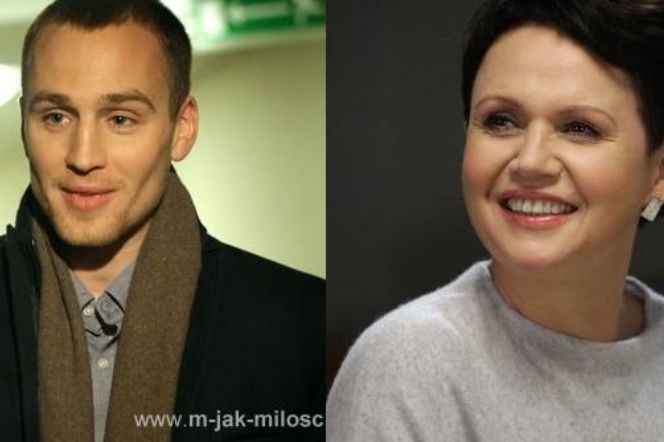 M jak miłość. Wojtek (Mateusz Janicki), Marysia (Małgorzata Pieńkowska)