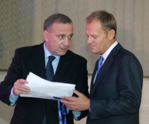 Donald Tusk i Grzegorz Schetyna