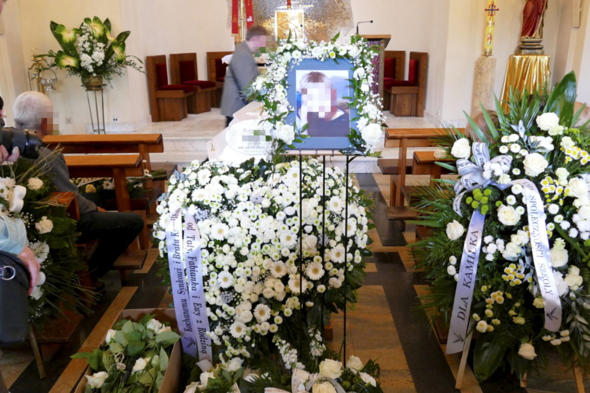 Ostatnie pożegnanie 8-letniego Kamilka z Częstochowy. Śpij spokojnie aniołku