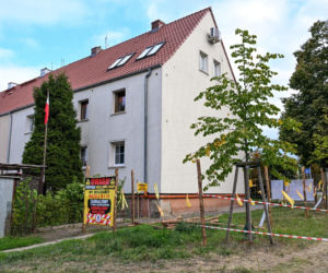 Uszkodzona kamienica przy ul. Hożej w Szczecinie