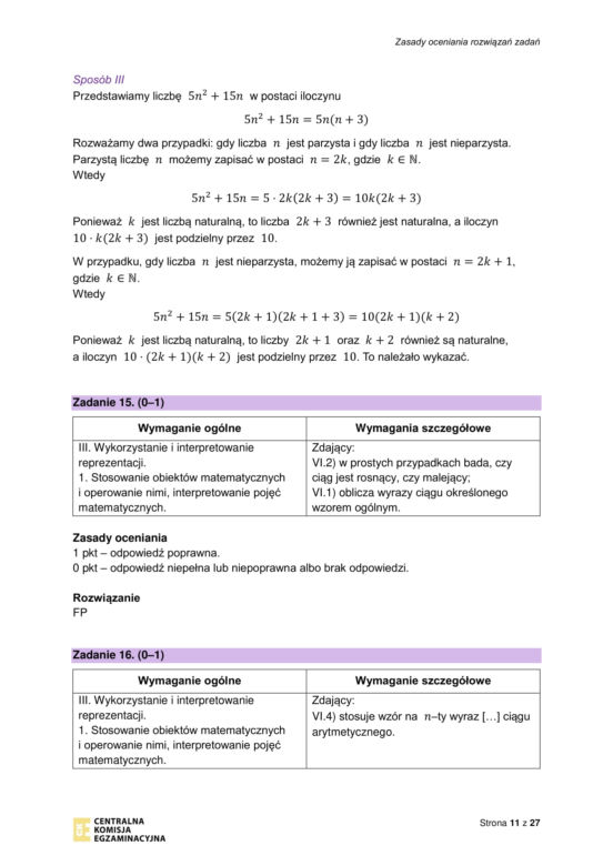 Matura próbna 2023 matematyka: odpowiedzi CKE