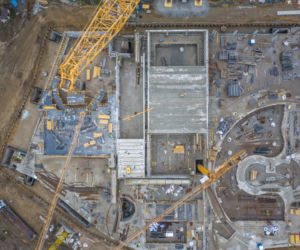 Budowa Fabryki Wody - grudzień 2020