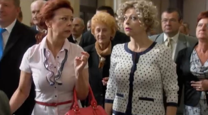 Ranczo 9 sezon. Lodzia (Magdalena Kuta), Halina (Violetta Arlak)