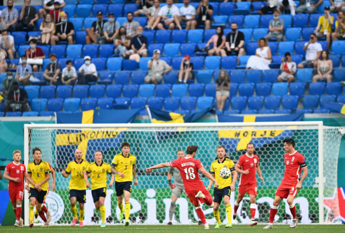 Polska - Szwecja na Euro 2020 [ZDJĘCIA z Petersburga]