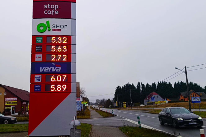 Ceny paliwa w Lubieszynie