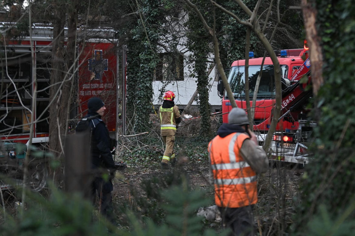 Runął strop budynku w Warszawie (23.01.2025)