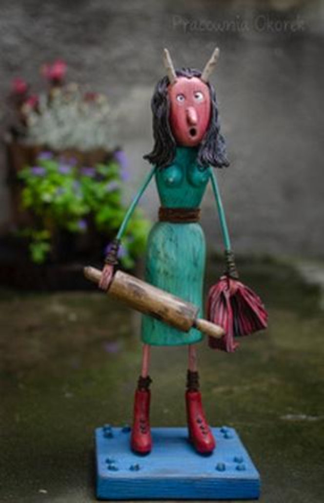 Okorek - drewniane dekoracje