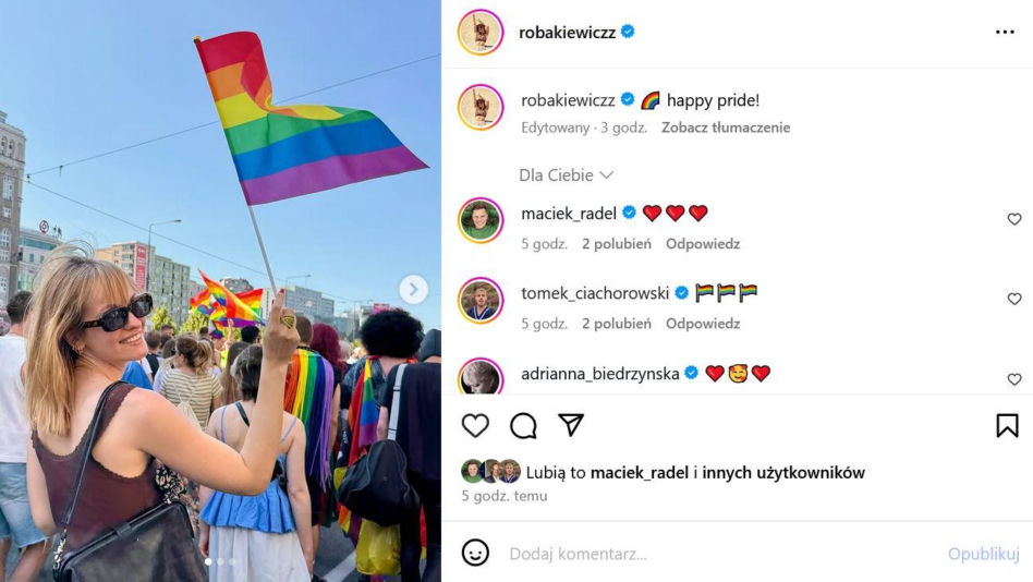 Parada równości 2025: Michalina Robakiewicz