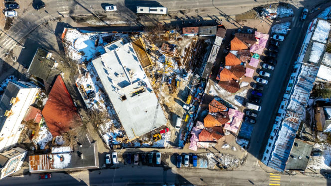 Budowa targowiska w Otwocku