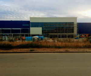 Budowa sklepu IKEA w Szczecinie - sierpień 2020