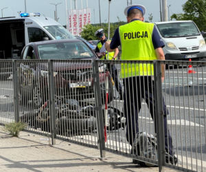 Motocyklista nie żyje! Wstrząsający wypadek pod Warszawą. Jest szokujące nagranie z kamery