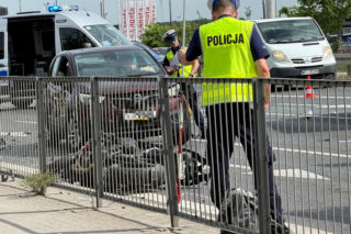 Motocyklista nie żyje! Wstrząsający wypadek pod Warszawą. Jest szokujące nagranie z kamery