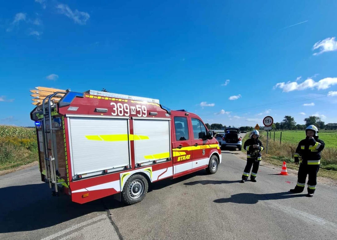 Wypadek w Krześlinie