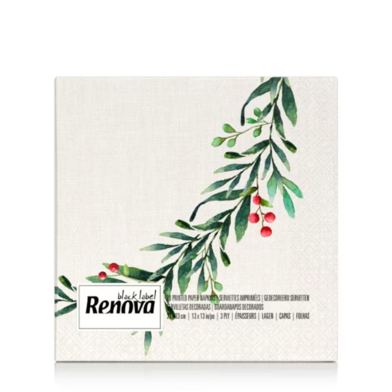 Serwetki świąteczne papierowe - Renova
