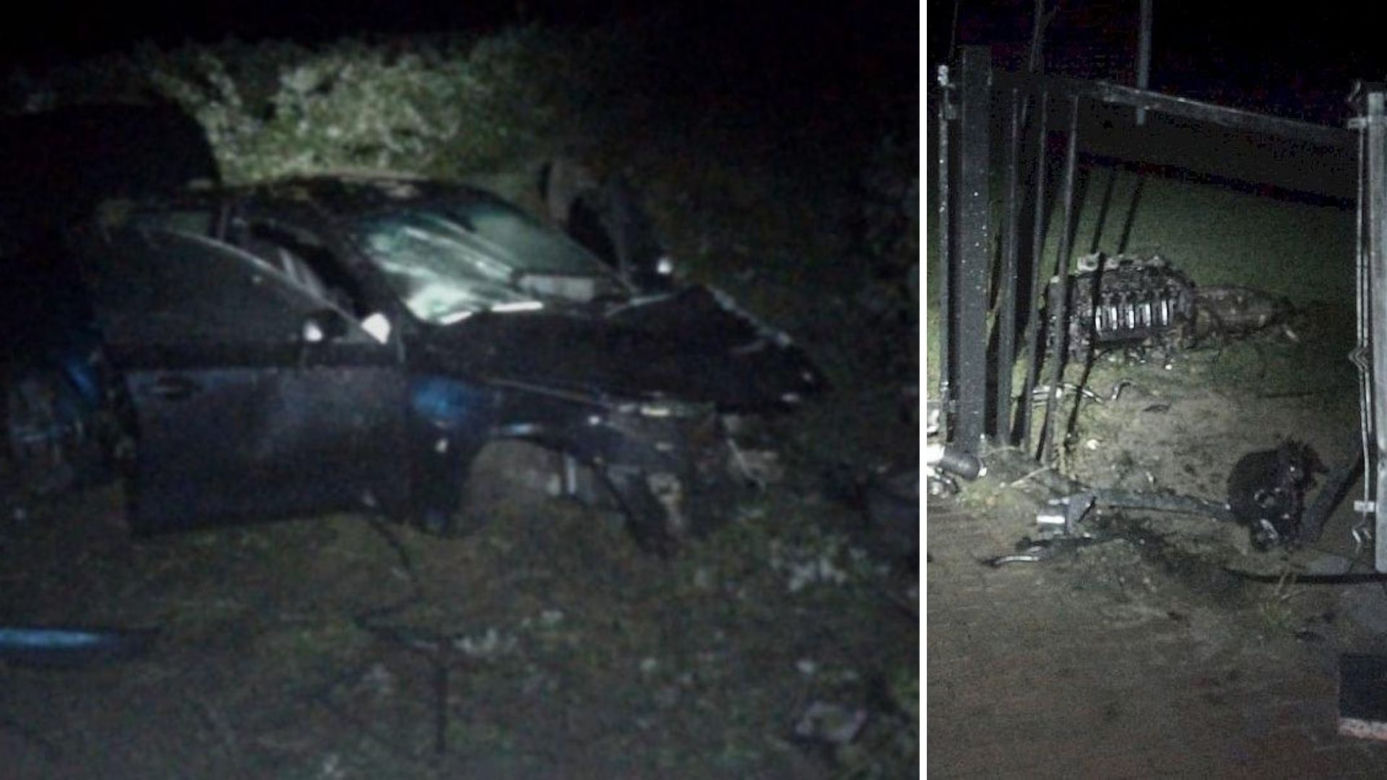 Siedliska: Mechanik-rajdowiec ROZWALIŁ auto klientki. BMW dachowało. Wyrwany silnik i koła [ZDJĘCIA]