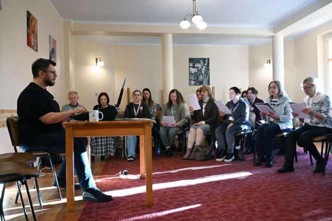 Warsztaty śpiewu liturgicznego w parafii pw. św. Maksymiliana w Słupsku