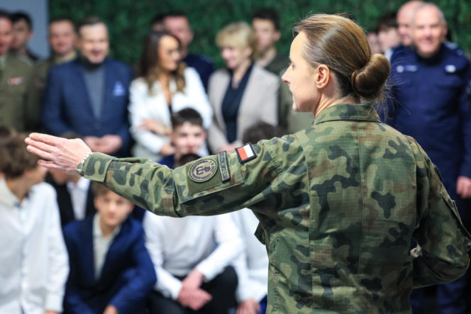 Otwarcie wirtualnej strzelnicy na Woli