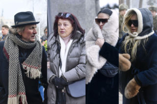 Mimo siarczystego mrozu przyszli go pożegnać. Dudziak, Kayah, Olejnik, Chyra marzli na Powązkach na pogrzebie Urbaniaka