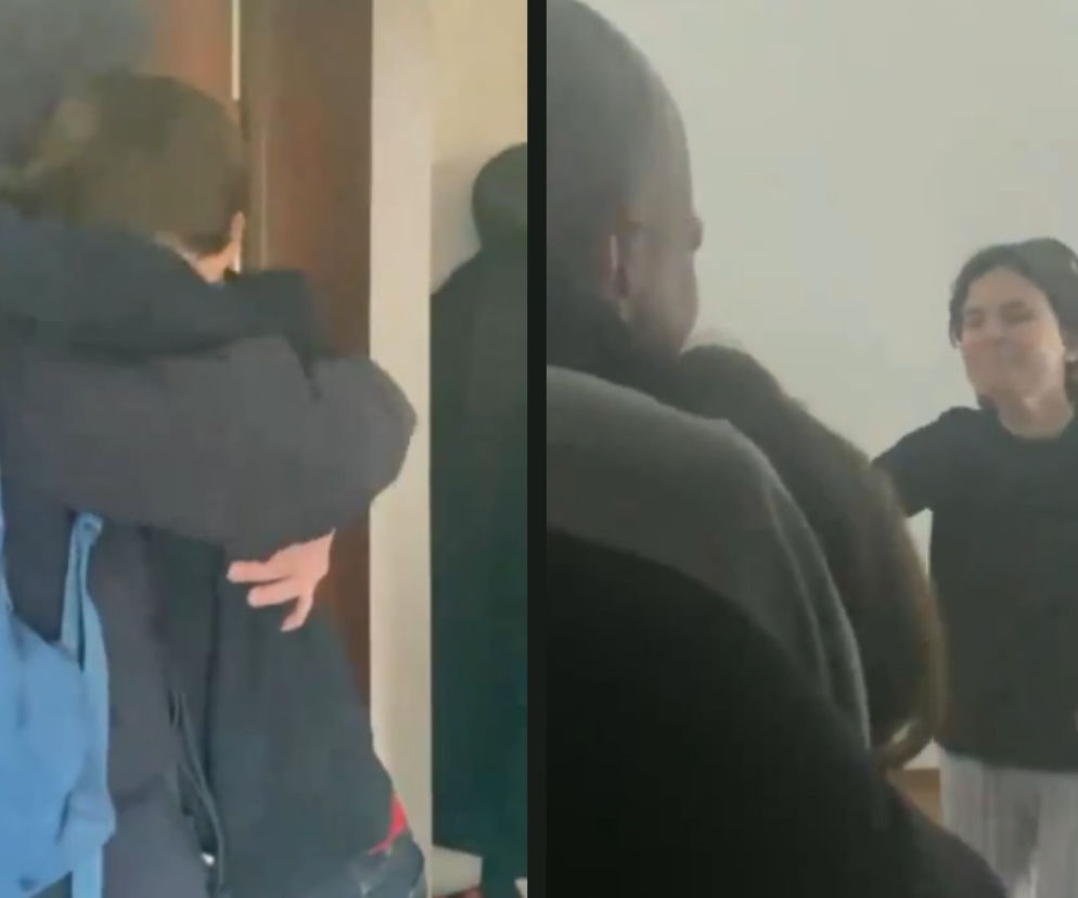 Ukraiński żołnierz wraca do domu. Nagranie chwyta za serce [WIDEO]