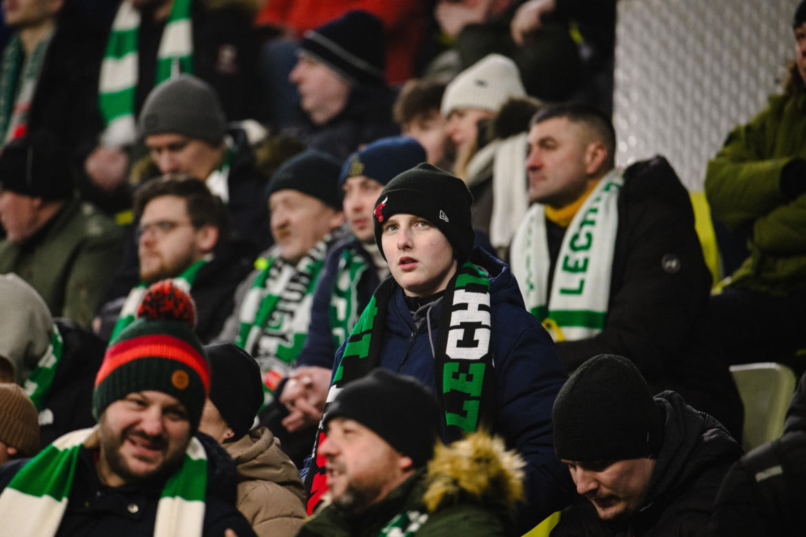 Lechia Gdańsk - Cracovia, zdjęcia kibiców z meczu 20. kolejki PKO BP Ekstraklasy