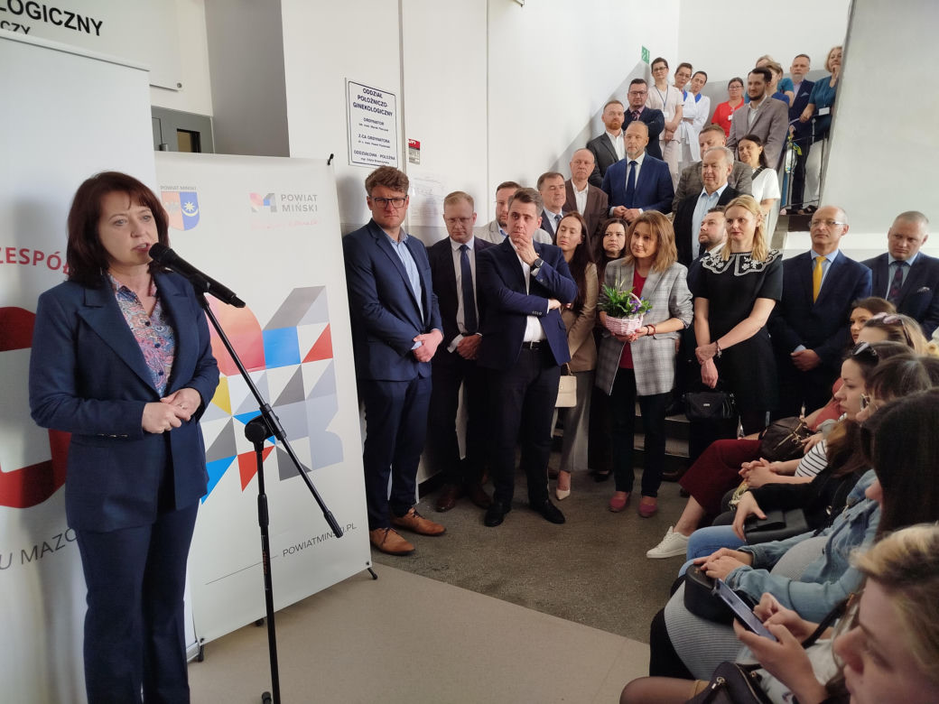Odnowiony oddział noworodkowy wraz z częścią położniczą w mińskim szpitalu zapewni ciężarnym, rodzącym i maluchom nowoczesne warunki