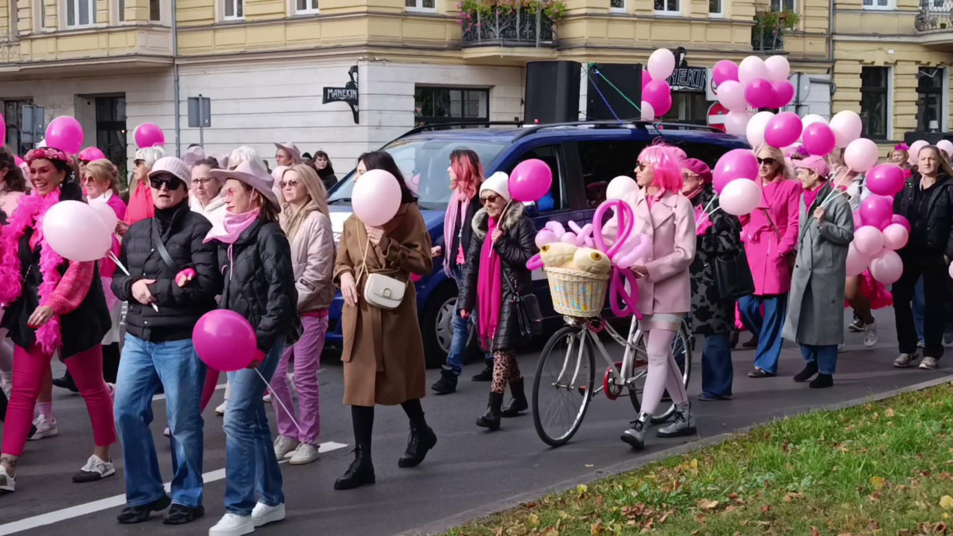 Marsz Różowej Wstążki w Szczecinie