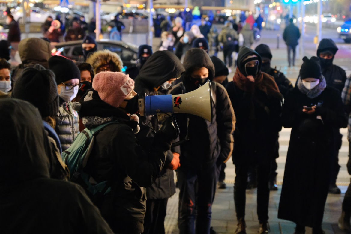 Blokada w oparach absurdu - protest kobiet