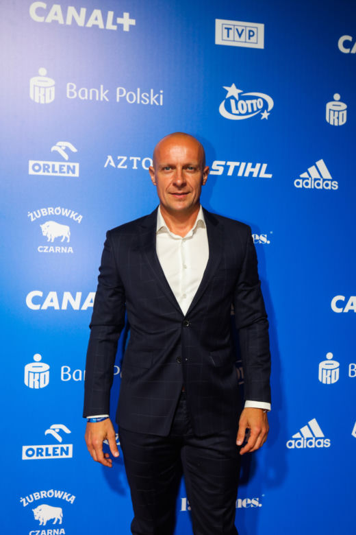 Szymon Marciniak z żoną