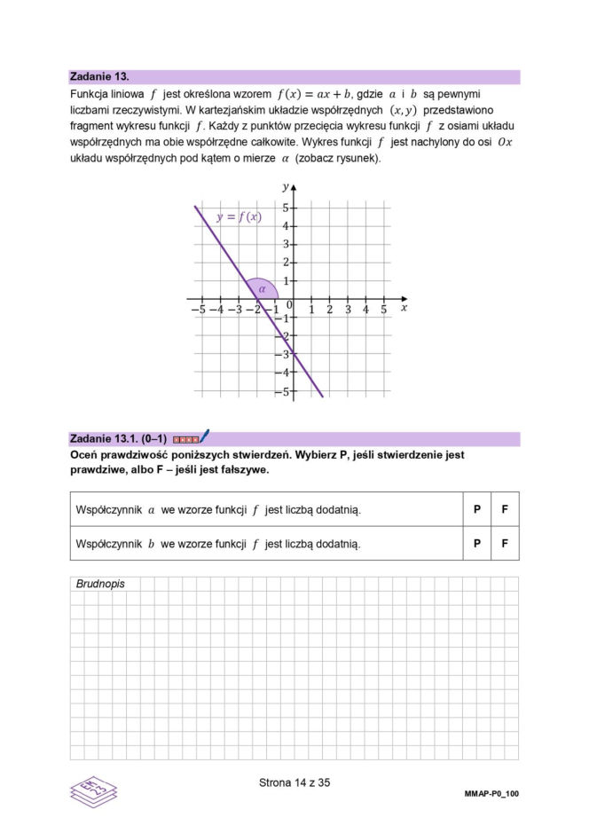 arkusz maturalny CKE - matematyka podstawowa